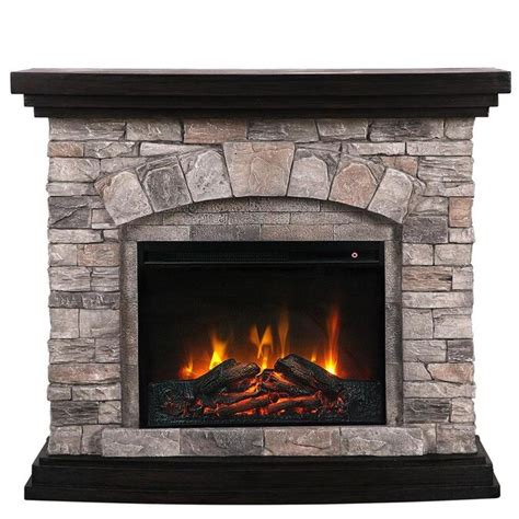 Lowes freestanding fireplace - Real Flame Chateau 40.9-in Corner Infrared Electric Fireplace in Dark Walnut. Shop Corner Electric Fireplaces top brands at Lowe's Canada online store. Compare products, read …